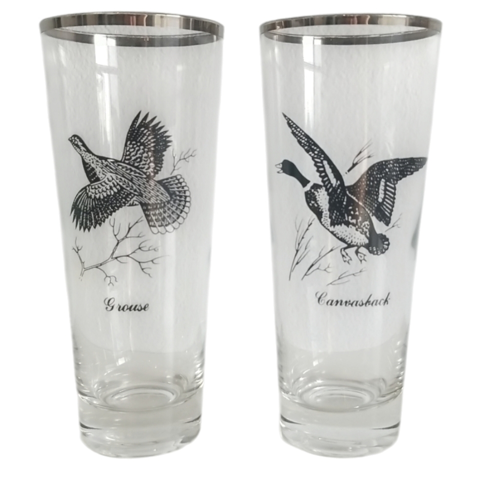Mid-Century Federal Game Bird Glasses